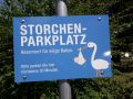 Storchenparkplatz für eilige Babys