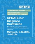 Sprechen wir darüber … „Update zur Diagnose Brustkrebs“