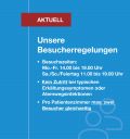 Geänderte Besucherregelungen im Klinikum Heidenheim aufgrund der aktuellen Infektionswelle