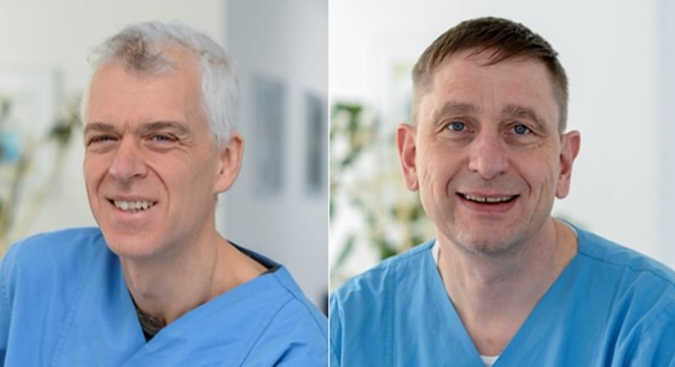 Die Oberärzte Dr. Maier und Dr. Jung