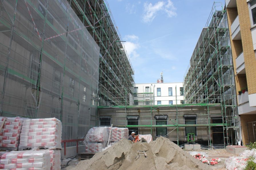 Das Haus L nimmt immer mehr Gestalt an. 
Klinikum Heidenheim