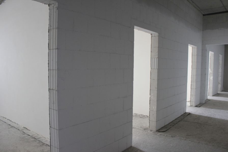 Der Innenausbau geht voran. Juni 2025. Haus L. 
Klinikum Heidenheim