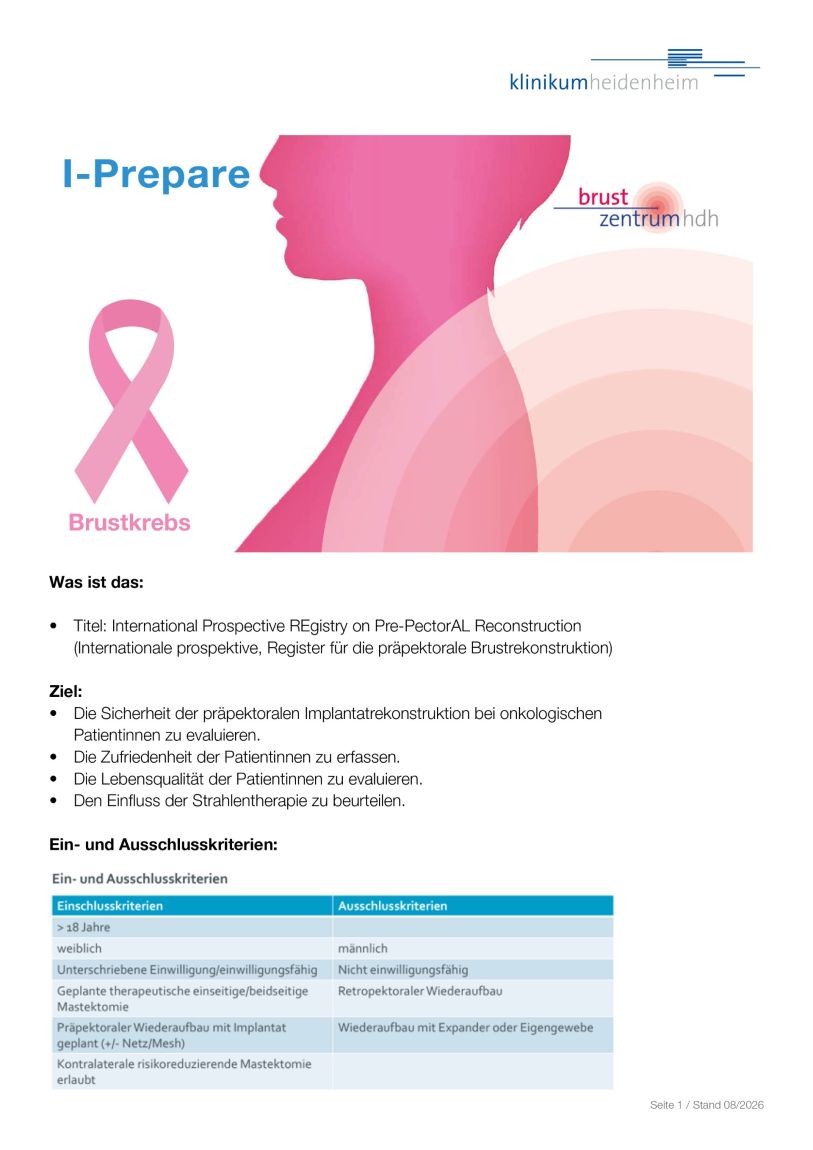 I-Prepare Studie