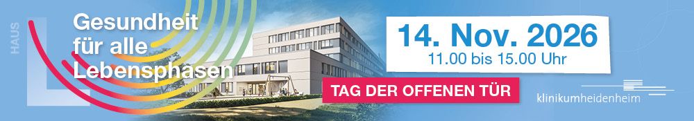 Werbung zum Tag der offenen Tür am 14. November 2026
