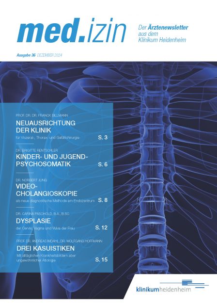 Titelseite med.izin Ausgabe Dezember 2024